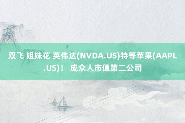 双飞 姐妹花 英伟达(NVDA.US)特等苹果(AAPL.US)！ 成众人市值第二公司