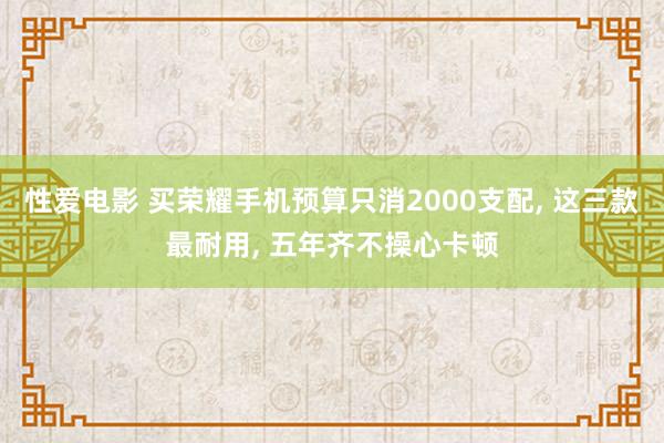 性爱电影 买荣耀手机预算只消2000支配， 这三款最耐用， 五年齐不操心卡顿